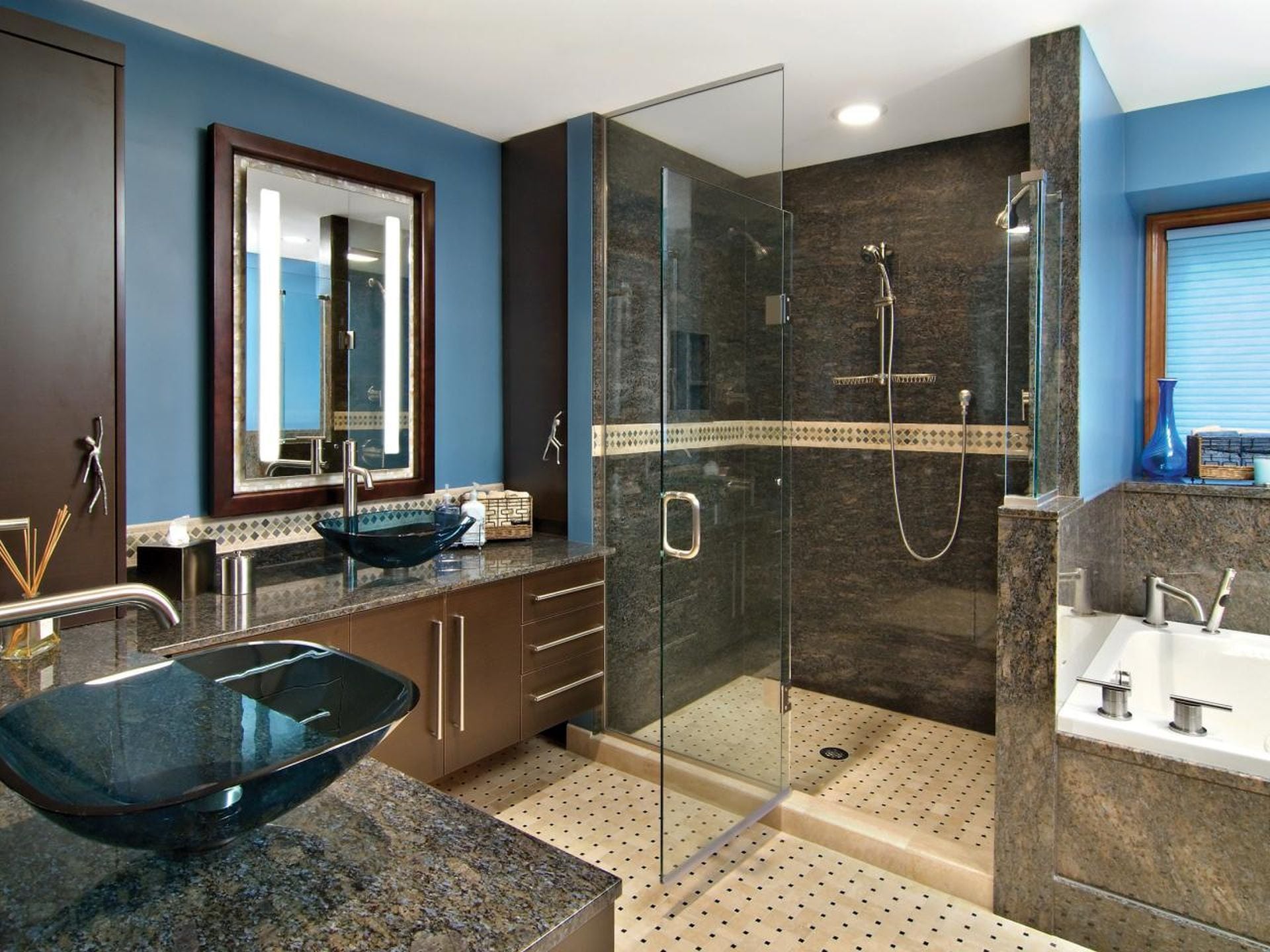 glass shower doors chicago marble bathroom