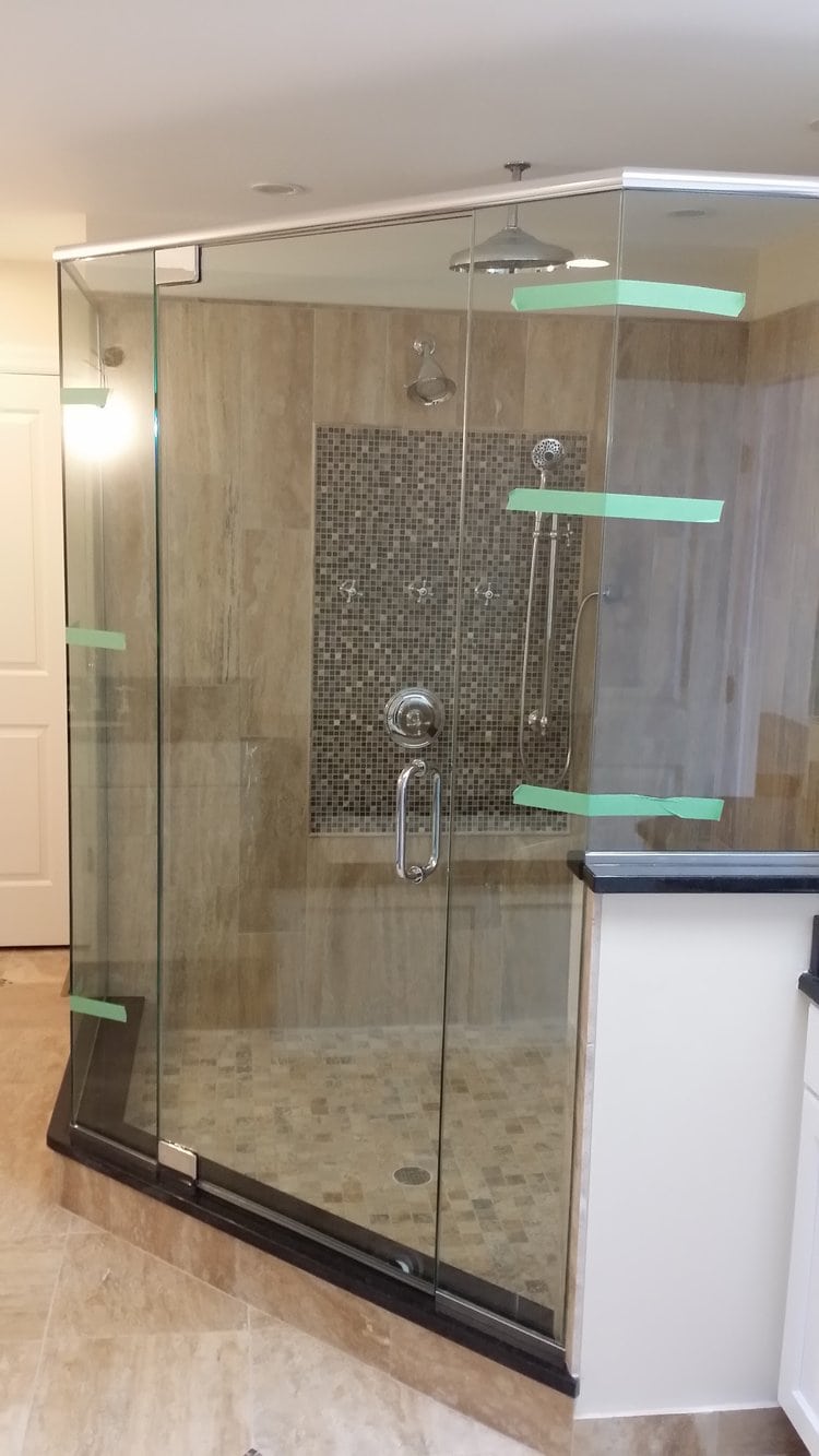 custom shower glass